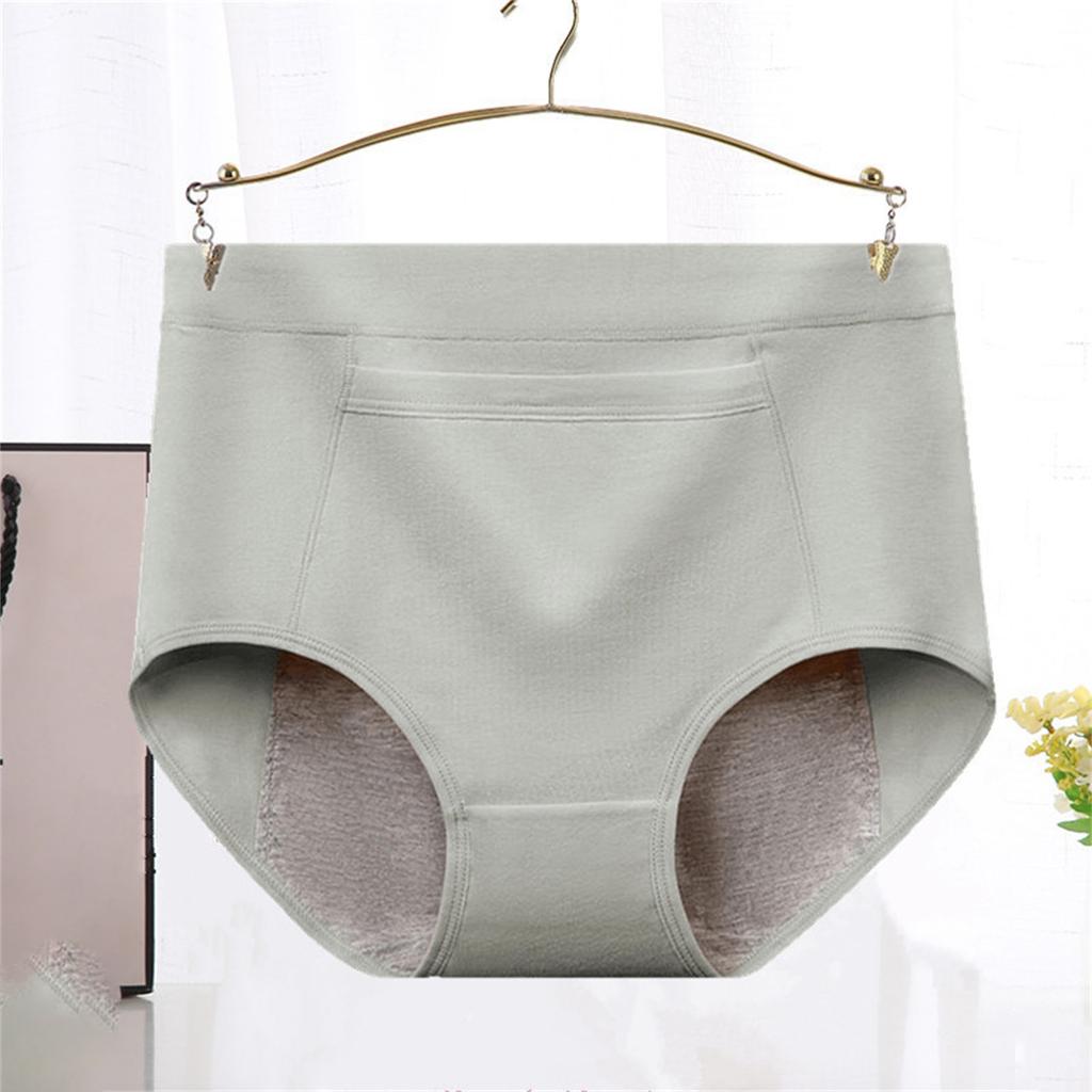 Women'S Menstrual Panties Mid-Waist Cotton Postpartum Women'S Panties Fully Covered Panties