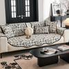 Chenille Sofa Cushion for Living Room Irregular Shape Non-slip Couch Cover Corner Sofa Towel Seat Pad Protective Sofa Mat Home
