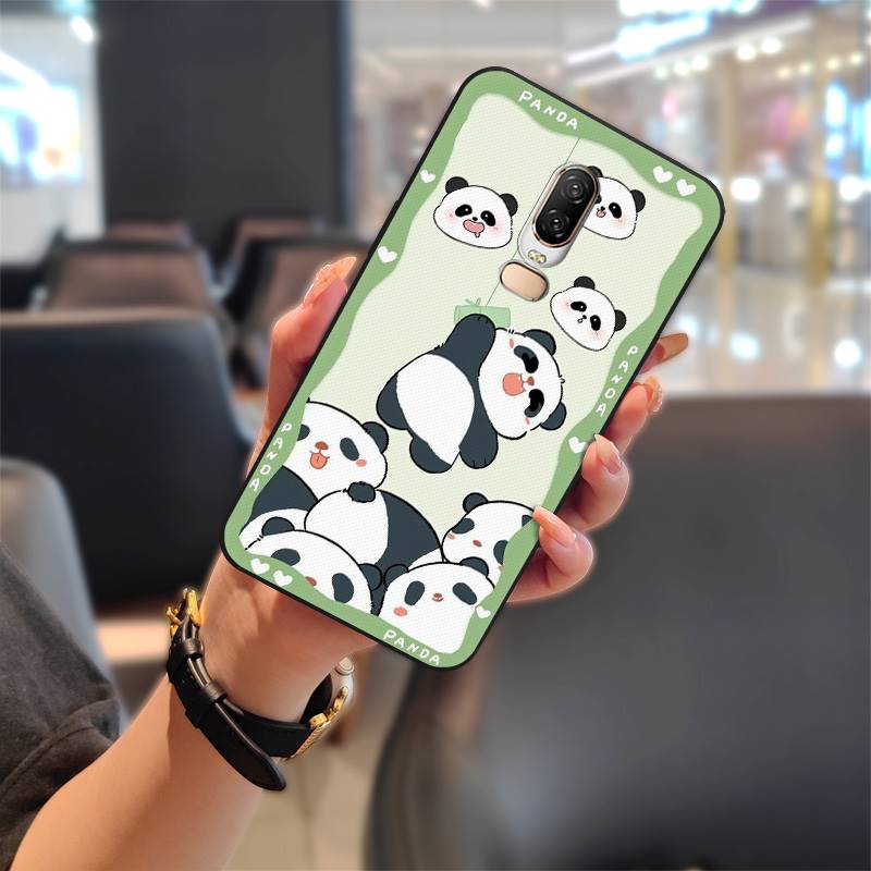 Full Wrap Protective Phone Case For OnePlus 6/1+6 Shockproof Soft Case Cartoon Cute Silicone Dirt-resistant Durable TPU
