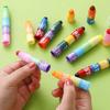 1Pc Mini Bible Highlighters Vintage Candy Colors Pastel Gel Highlighter Pen Markers Graffiti Pen