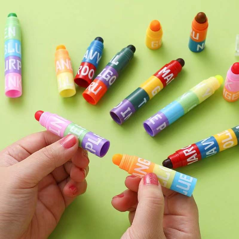 1Pc Mini Bible Highlighters Vintage Candy Colors Pastel Gel Highlighter Pen Markers Graffiti Pen