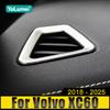 For Volvo XC60 2018 2019 2020 2021 2022 2023 2024 2025 Car Dashboard Air Conditioning Vent Outlet Protective Trim Cover Sticker