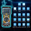 6000 Count LCD Digital Automotive Multimeter True RMS Universal Tester with Flashlight