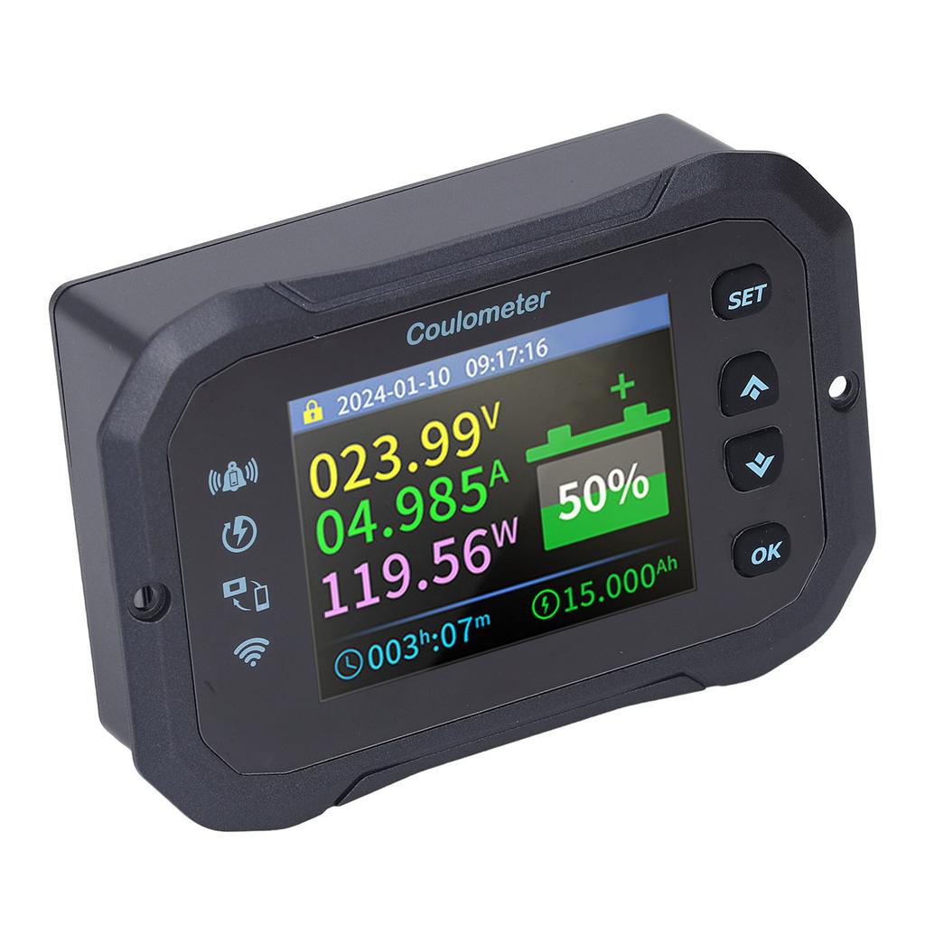 WiFi Battery Monitor 10100V 050A Двунаправленное обнаружение Bluetooth Удаленный мониторинг батареи