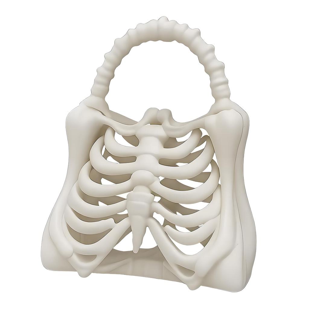 Сумка Череп на Хэллоуин Новинка Женская Девичья Панк Хип-хоп Ужасы Сумка Скелет Смешная Сумка с 3D Принтом Домашний Костюм Вечеринка Украшение