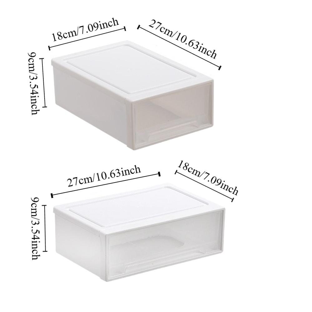 Прозрачный настольный ящик для хранения косметики, макияжа, ювелирных изделий, модный офисный шкаф для хранения, кухня
