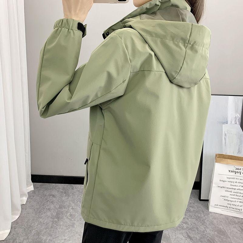Fashionable Loose Spring and Autumn Women's Coat Best-selling Waterproof and Windproof Windbreaker for Women Outdoor Daily Commuting Casual Outerwear