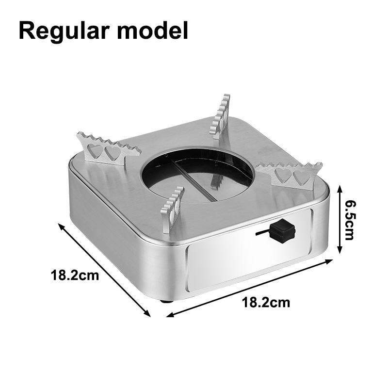 Мини спиртовая горелка из нержавеющей стали, выдвижная походная плита с регулируемой мощностью огня, уличная походная кулинарная спиртовая горелка