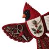 Подарок для любителей шитья, Органайзер из фетра в форме птицы, Набор для творчества DIY, Портативная декоративная сумка-пенал для хранения, Набор с прорезью для ножниц и игольницей