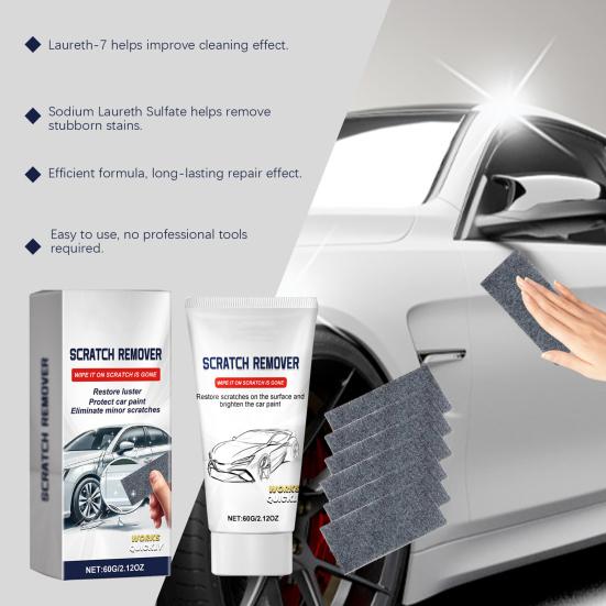 Nano Sparking Cloth Car Scratch Remover Простая паста для ремонта царапин на автомобиле с нано