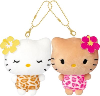 Брелок-мягкая игрушка CRUX Nico Sanrio Hello Kitty Загорелая Kitty и Mimmy Галантная Kitty 131987