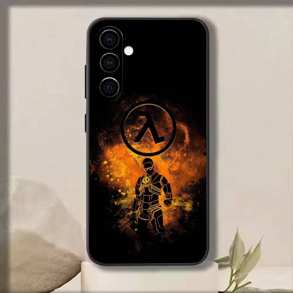 Half-Life Чехол для телефона для Samsung Galaxy A73, A72, A71, A70, A53, A52, A51, Другие Мягкий черный чехол
