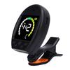 Digital Metronome Tuner Multifunctional Accurate Rotating Clamp Design High Sensitivity Guitar Tuner and Metronome Black