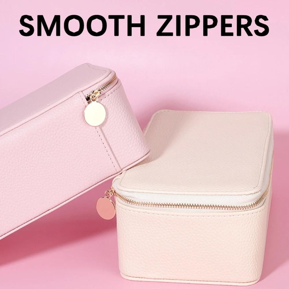 Dustproof PU Jewelry Box Organizer Jewelry Organiser Box Simple Jewelry Display Box Home