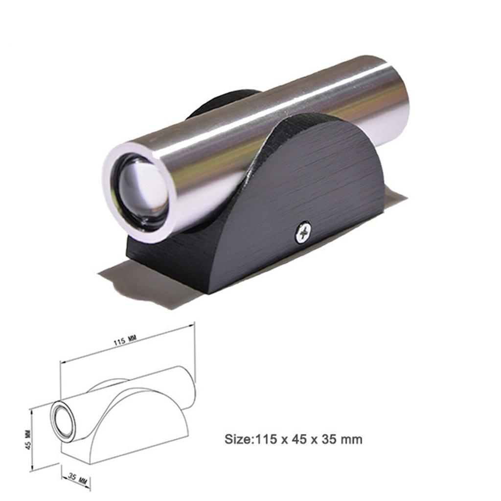 Светодиодный двухголовый домашний бар, потолок, стена, дверь, украшение 85-265 В, подвесной алюминиевый внутренний настенный светильник