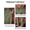 Mens Pants Pirate Tapered Linen Costume Trousers