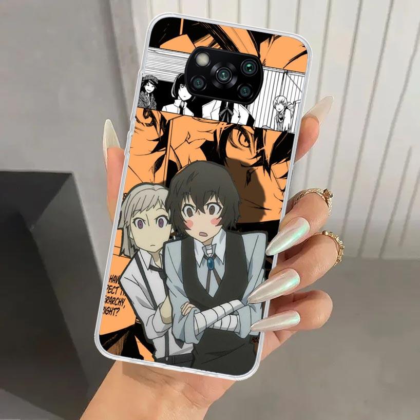 Чехол для телефона Bungo Stray Dogs Манга для Xiaomi Poco X5 X6 X7 Pro F7 Ultra M7 Redmi 15 15C 13 13C 12 12C 10 10A 10C 9 9A 9C 9T Shel