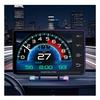 XS Car OBD2 Gauge Auto Speedometer Touch Button GPS HUD Head Up Display LCD Meter with Alarm Functions