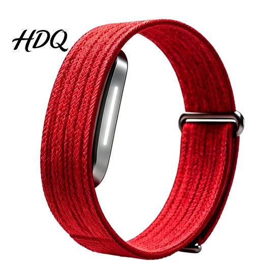 Мягкий сменный ремешок для повседневного ношения Hume Band 2.0 Плетеный нейлон Регулируемый Универсальный для часов и трекеров Браслет на запястье Дышащий Анти-пот Спортивный браслет