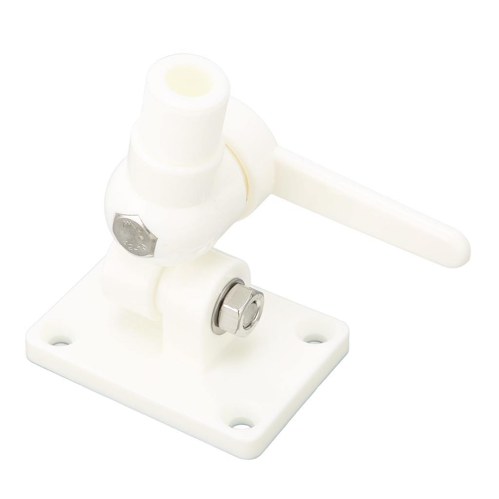 Ratchet Mount High Impact Ultra Strong Nylon Wide Applicability Marine Antenna Mount for Boats Antenna