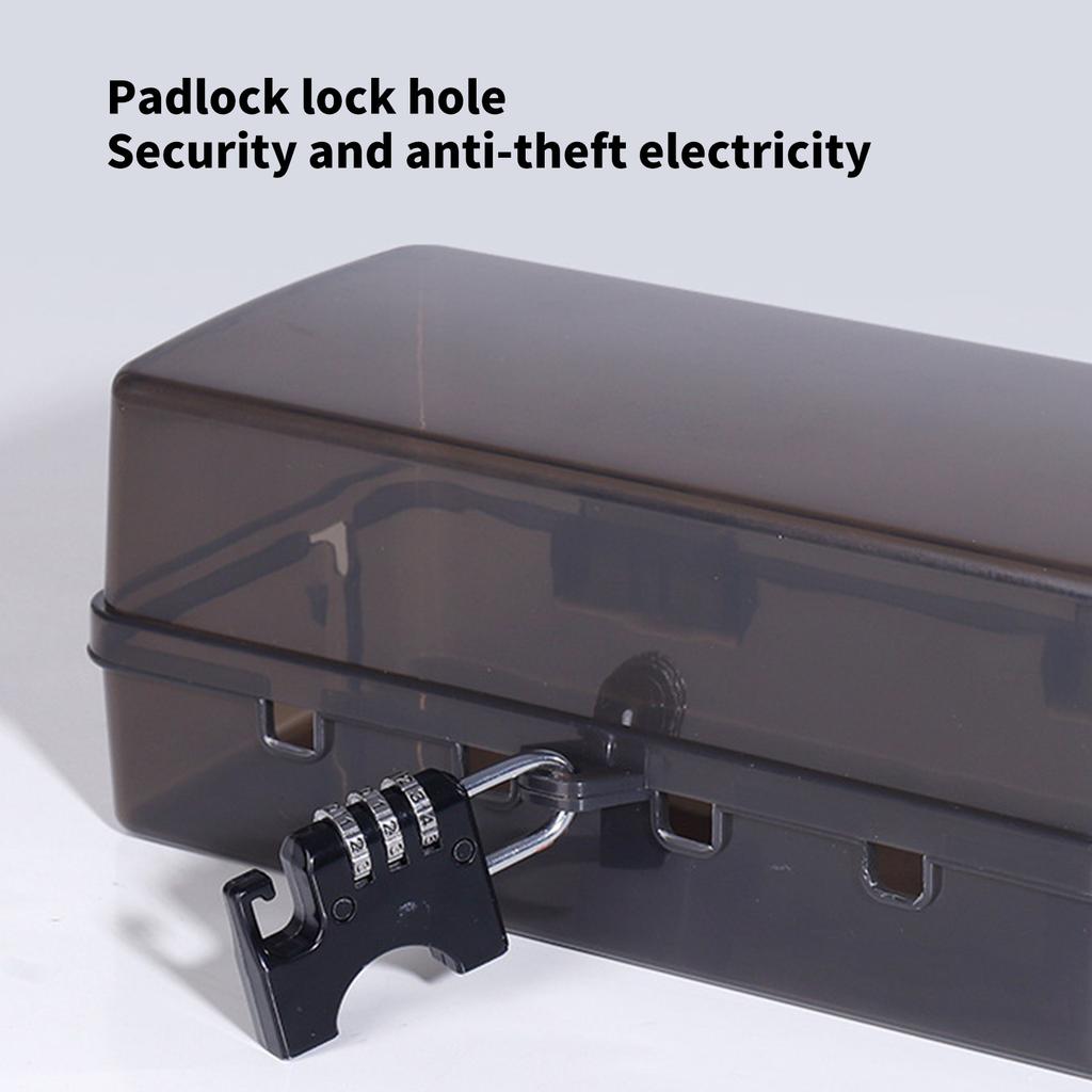 Пластиковая защитная крышка для розетки, водонепроницаемая коробка для укладки кабелей, защитная крышка для электрической розетки, наружная электрическая коробка