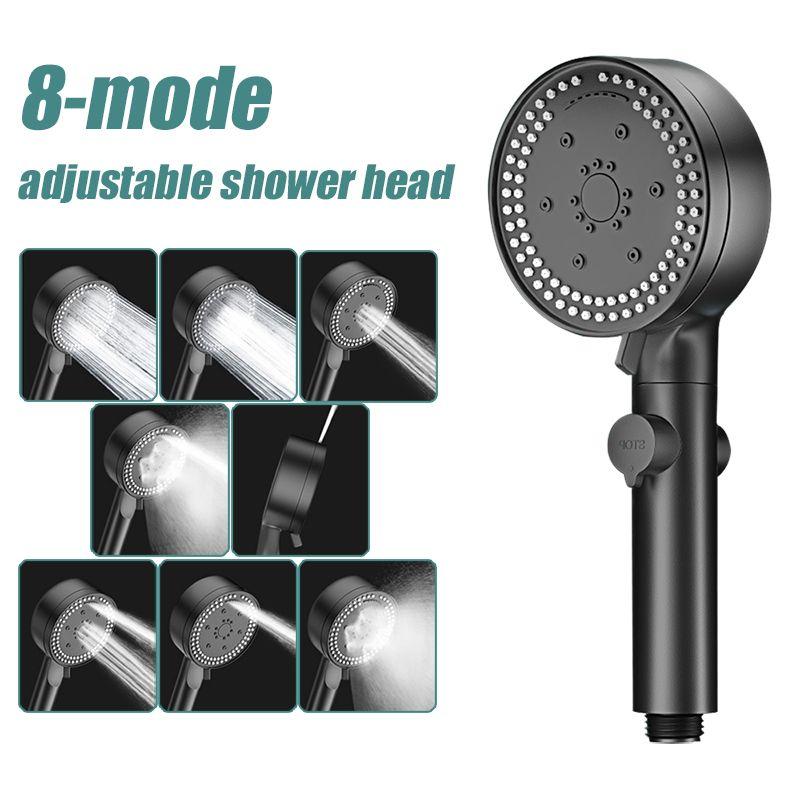 5 Modes Shower Head Adjustable High Pressure Water Saving ShowerHeads Water Massage Handheld Shower Head Hook Hose Fall Resistance Eco Shower