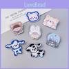 Adorable Cartoon Dog Rabbit Cow Brooches For Backpack And Handbag Decoration
