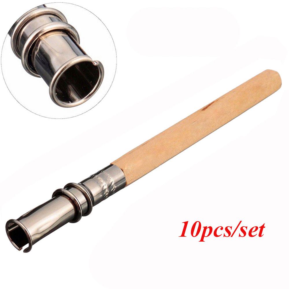 5/10PCS New Useful Adjustable Pencil Extender Art Write Tool Wooden Pen Holder Sketch Writing