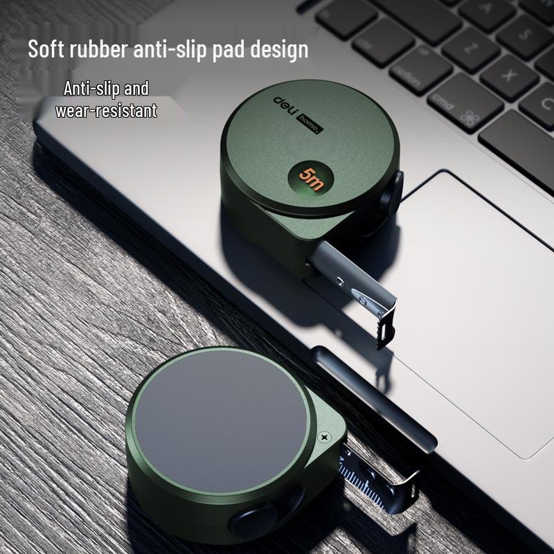 Deli Tools 3/5 м Высокоточная стальная рулетка, Утолщенная бытовая измерительная лента HT8316