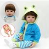 BZDOLL 48cm 19 Inch Full Soft Vinyl Body Reborn Baby Doll Toys for Girl Newborn Bebe Child Birthday Gift Play House Toy
