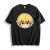 Demon Slayer Zenitsu Chibi T-Shirt - Cute Anime Character Design Unisex Tee