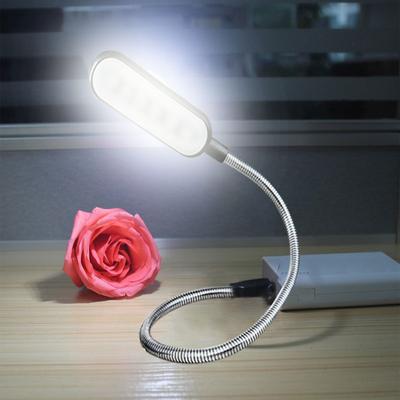 Гибкий яркий милый ночник Мини-светодиодный USB-светильник для чтения книг с питанием от ноутбука