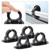 2/4PCS Black Applicable To Open Paddle Buckle Kayak Paddle Holder Clamp Plastic Inflatable Boat Paddle Holder Kayak Accessories