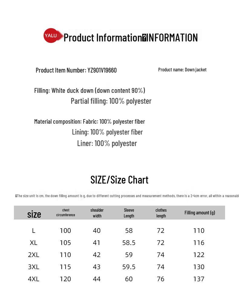 Yalu Women's Elegant Embroidered Hooded Down Jacket
