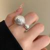 Имитация жемчуга Жемчужное кольцо Ювелирные изделия Аксессуары Корейское жемчужное кольцо Элегантные жемчужные открытые кольца Свадьба