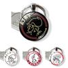 Sleek Zinc Alloy Ajax Football Club Keychain Ideal For European And American Fashion