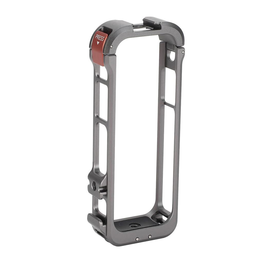 Aluminum Camera Cage for X4 Protective Case with Silicone Lens Cover Rig Housing Frame with 1/4 Scre