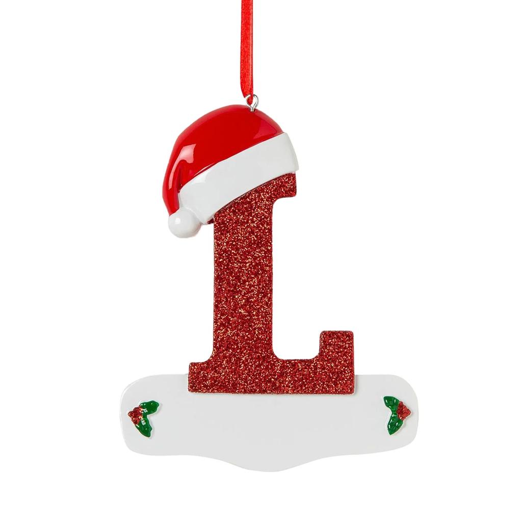 Рождественское украшение подвеска персонализированные рождественские украшения из 26 букв своими руками подвесное украшение на рождественскую елку новый год 2024