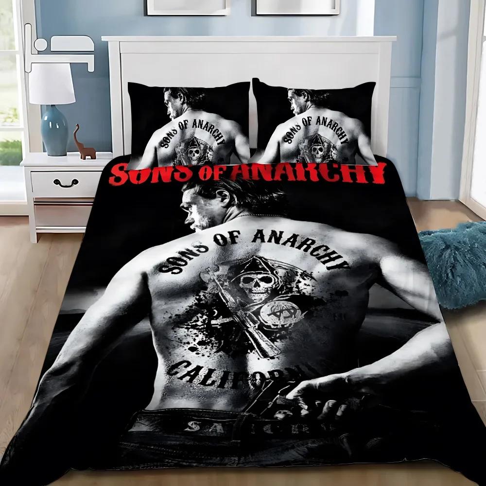 Sons Of Anarchy R-Retro Bedding Set Adult Boy Girl Bedroom Decoration Children Gift Single Double Queen King Size