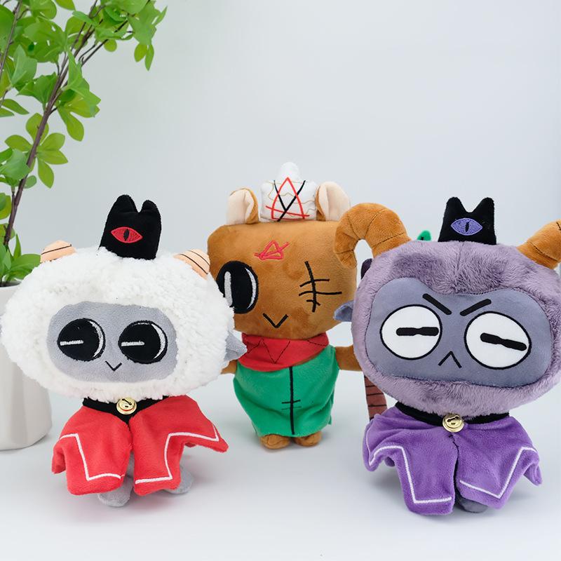 Плюшевая игрушка Cult of The Lamb Плюшевые куклы Baa Apocalypse Плюшевые игрушки Ica Плюшевые животные Плюш для подарка на день рождения ребенка