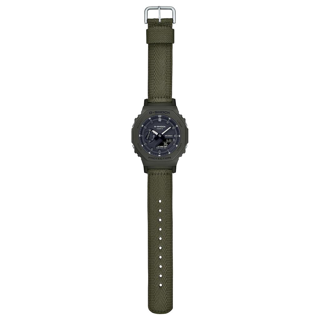 Casio Мужские кварцевые часы GAE-2100GC-7A из смолы, водонепроницаемые 200 м, аналоговые, противоударные