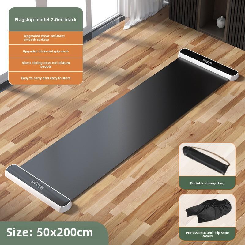 Sliding mat sliding board speed skating training sliding blanket mountaineering running auxiliary equipment indoor equipment skating sliding mat 200