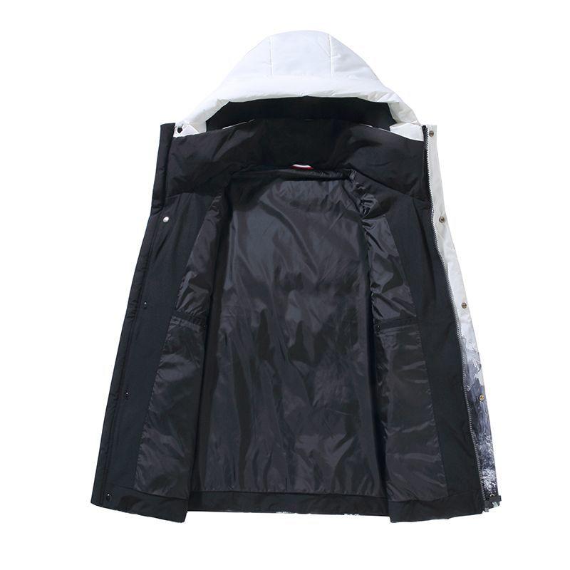 Down Jacket Men's Thickened Men's Winter Windproof Down Jacket Youth Sports Jacket