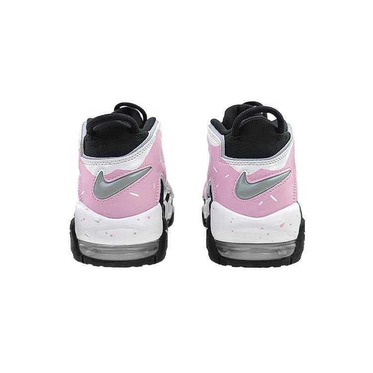 Nike Кроссовки Air More Uptempo Mid top Винтажные Баскетбольные Кроссовки GS Черно-Розовые DQ6200-001(Team40-GSS-BOX)