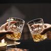 2pcs Set 11 Oz 330ml Carved Crystal Whiskey Brandy Glasses Juice Milk Tea Mugs Transparent Party Restaurant Wedding Drinkware