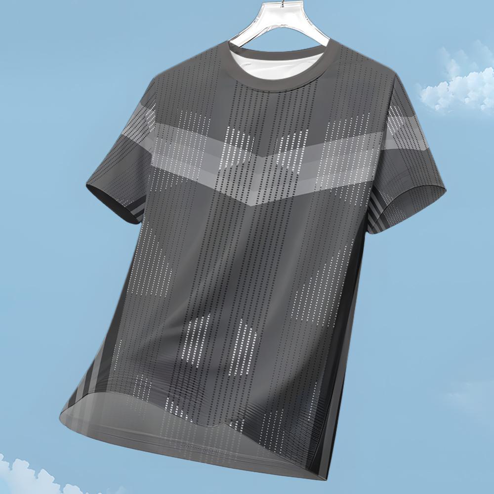 XXS-6XL Большие размеры Летние футболки для мужчин Цветной принт Круглый вырез Короткие рукава Топы Футболки Повседневный свитер Мужская одежда