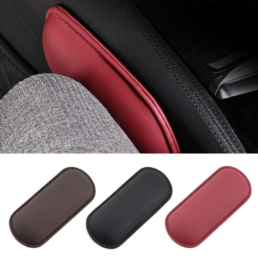 Multifunctional Car Knee Cushion PU Leather Auto Center Console Leg Pads For Travel Car RV