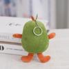 Cute Fruit Avocado Keychain Stuffing Doll Plush Avocado Keyring Avocado Doll Pendant  Handbags