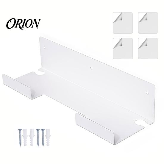 Professional Salon Tool Storage Hair Straightener Holder, Wall Mounted Acrylic Dryer Curling Organizer Iron for Vanity Bathroom Barber Shops