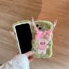 Apple 15 Чехол для мобильного телефона Promax Plush 12 Мультяшная кукла Fried Fur 14 Кронштейн 13 Защита от падений 11 Милый.